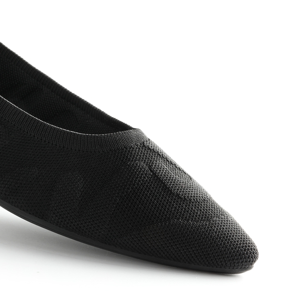 Simplistic Machine Washable Flats - BLACK - 6